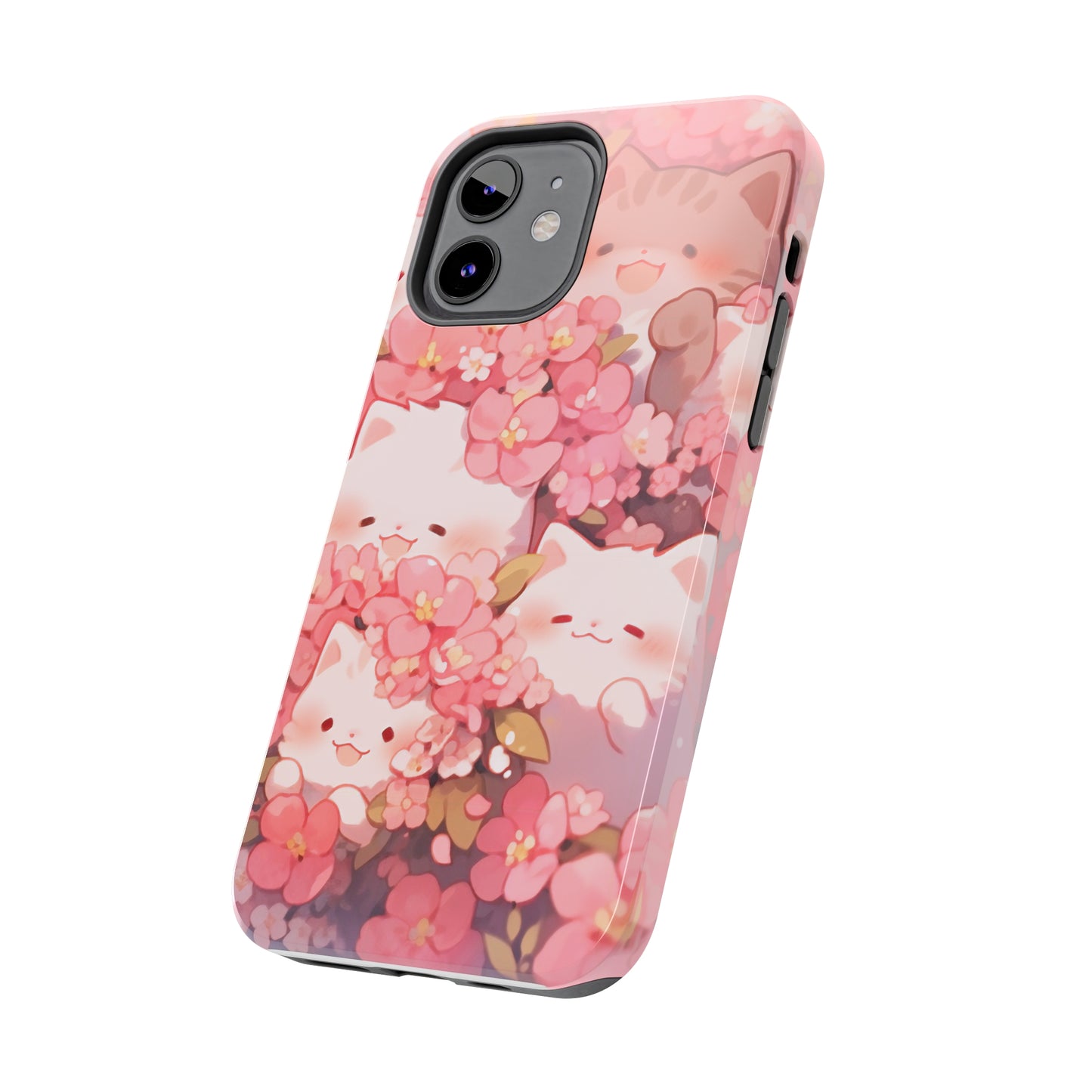 Kittens and Blossoms Phone Case