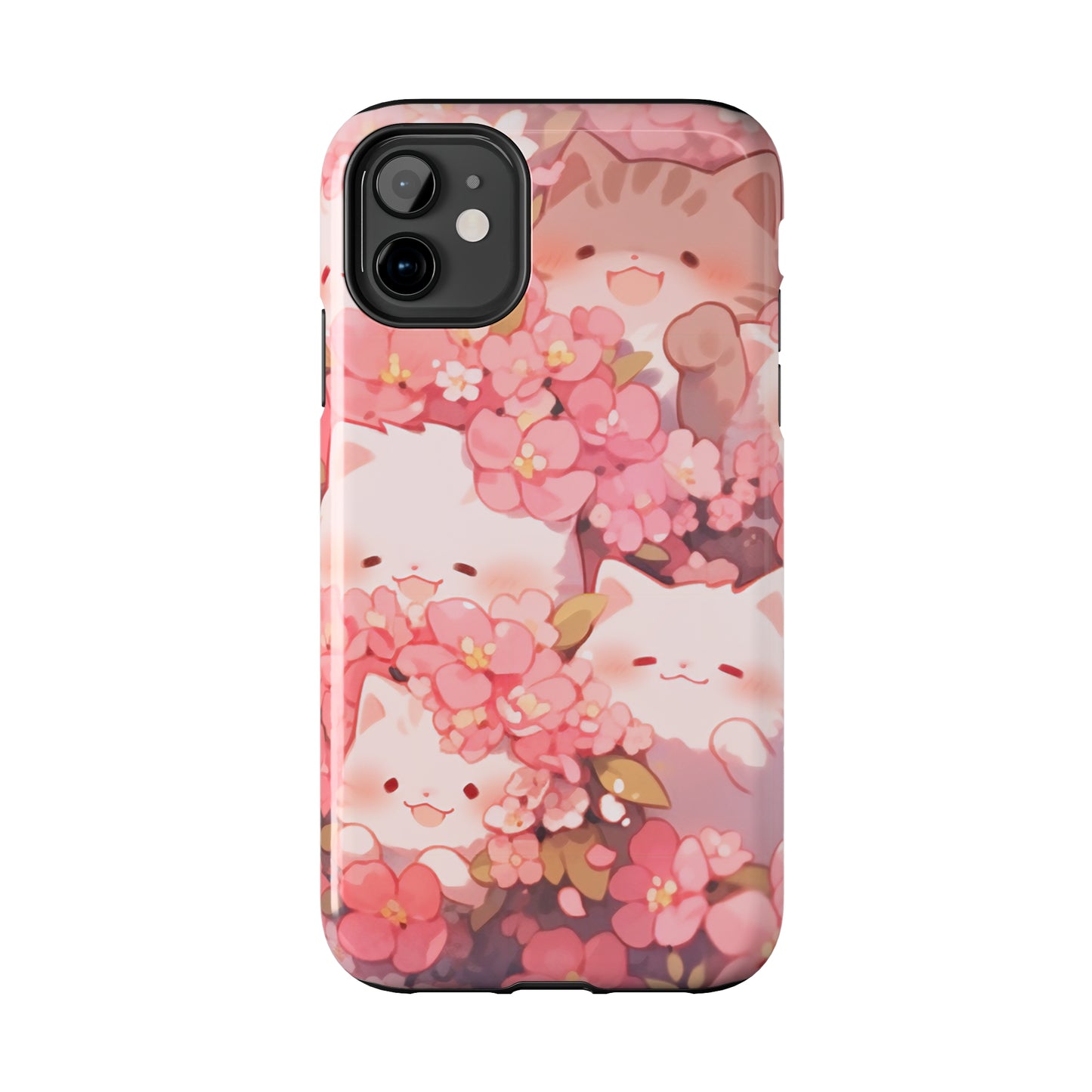 Kittens and Blossoms Phone Case