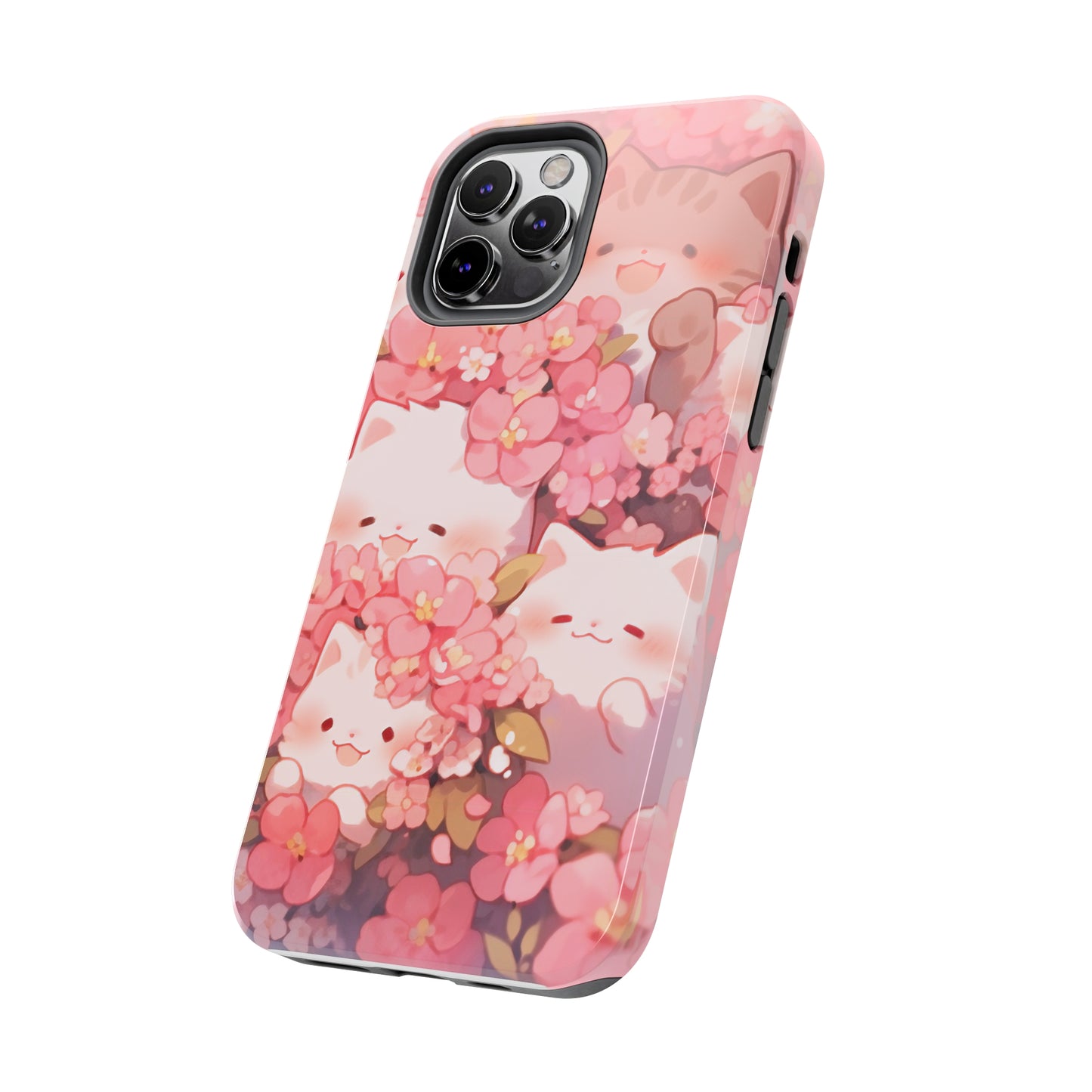 Kittens and Blossoms Phone Case