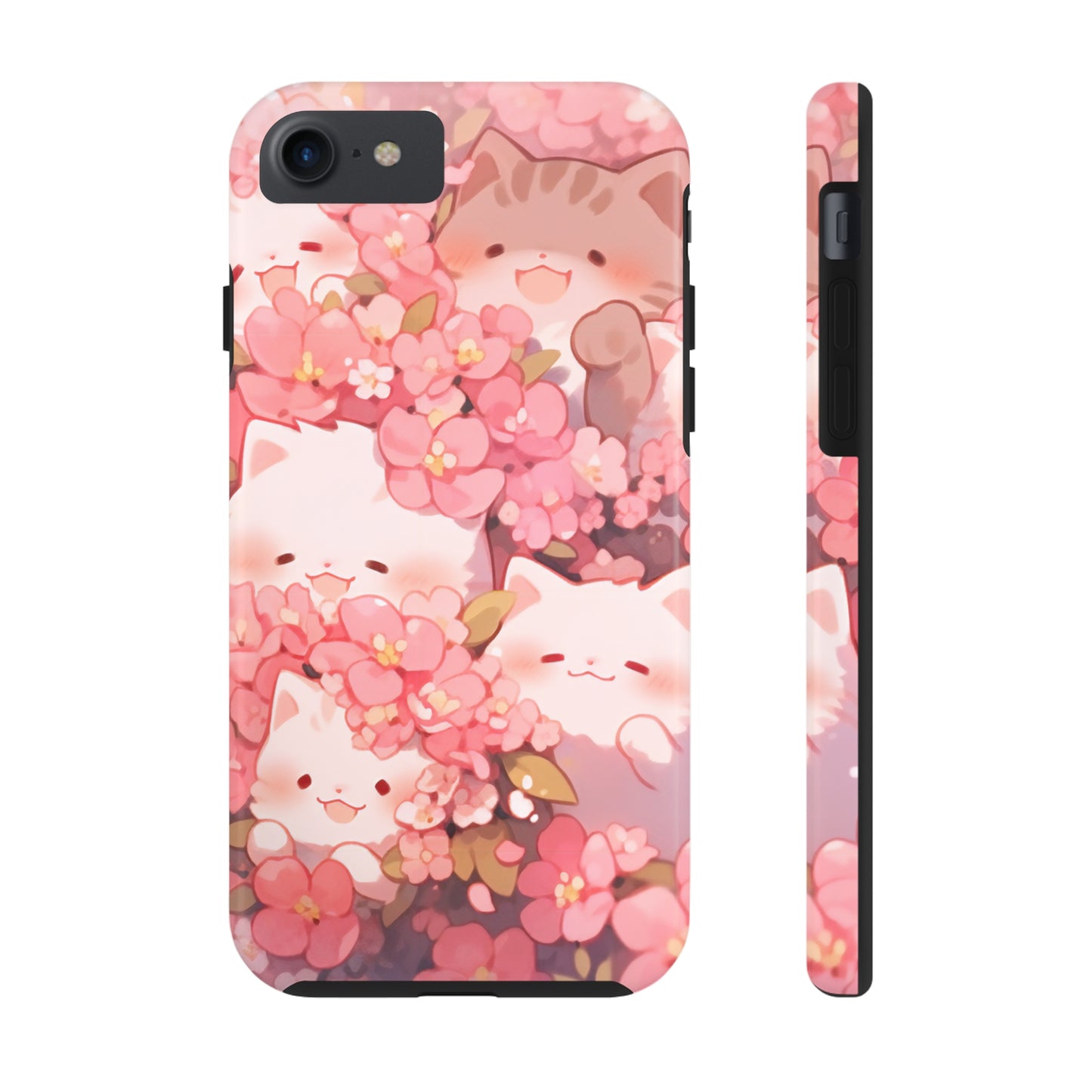 Kittens and Blossoms Phone Case