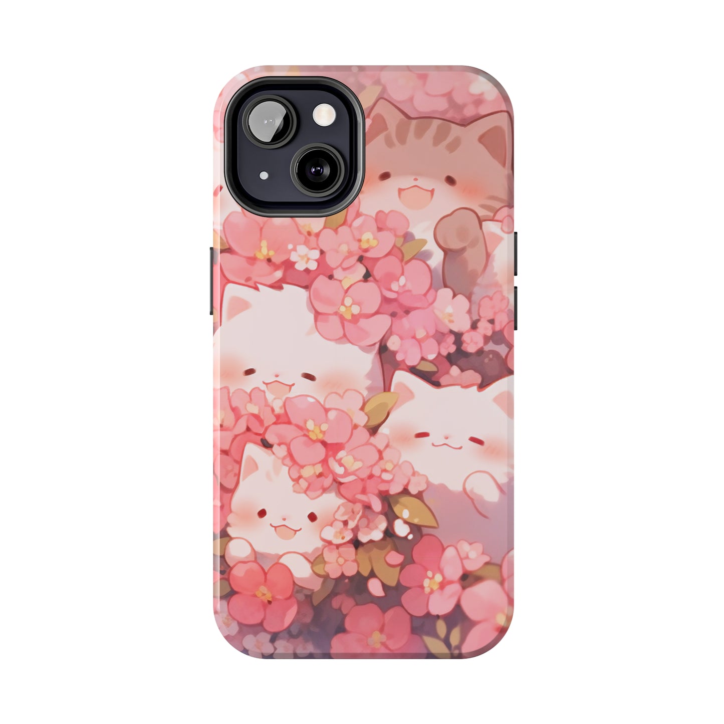 Kittens and Blossoms Phone Case