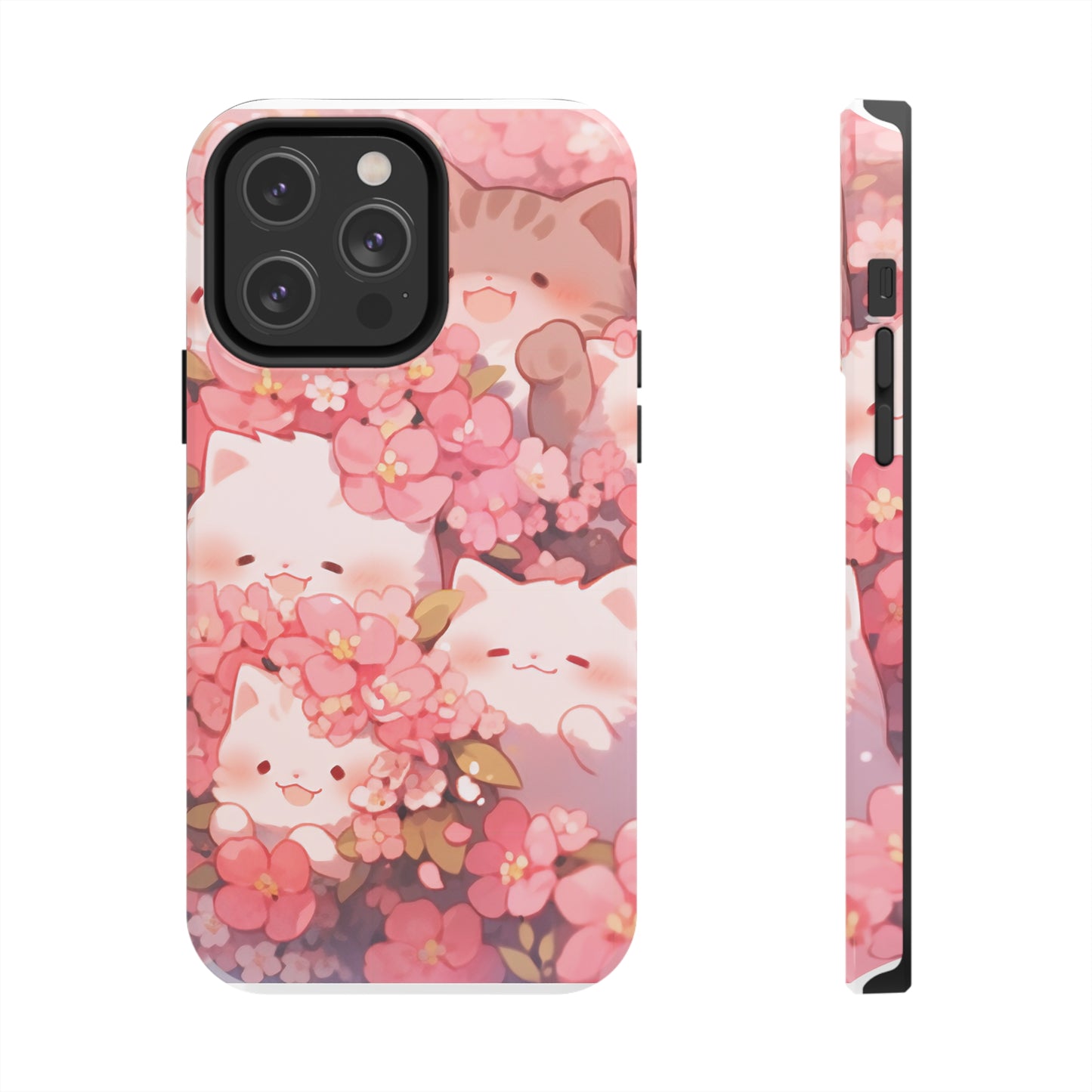 Kittens and Blossoms Phone Case