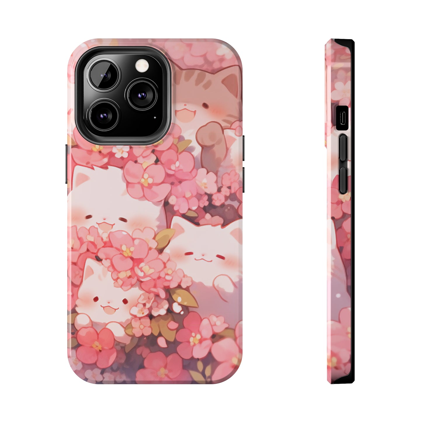 Kittens and Blossoms Phone Case