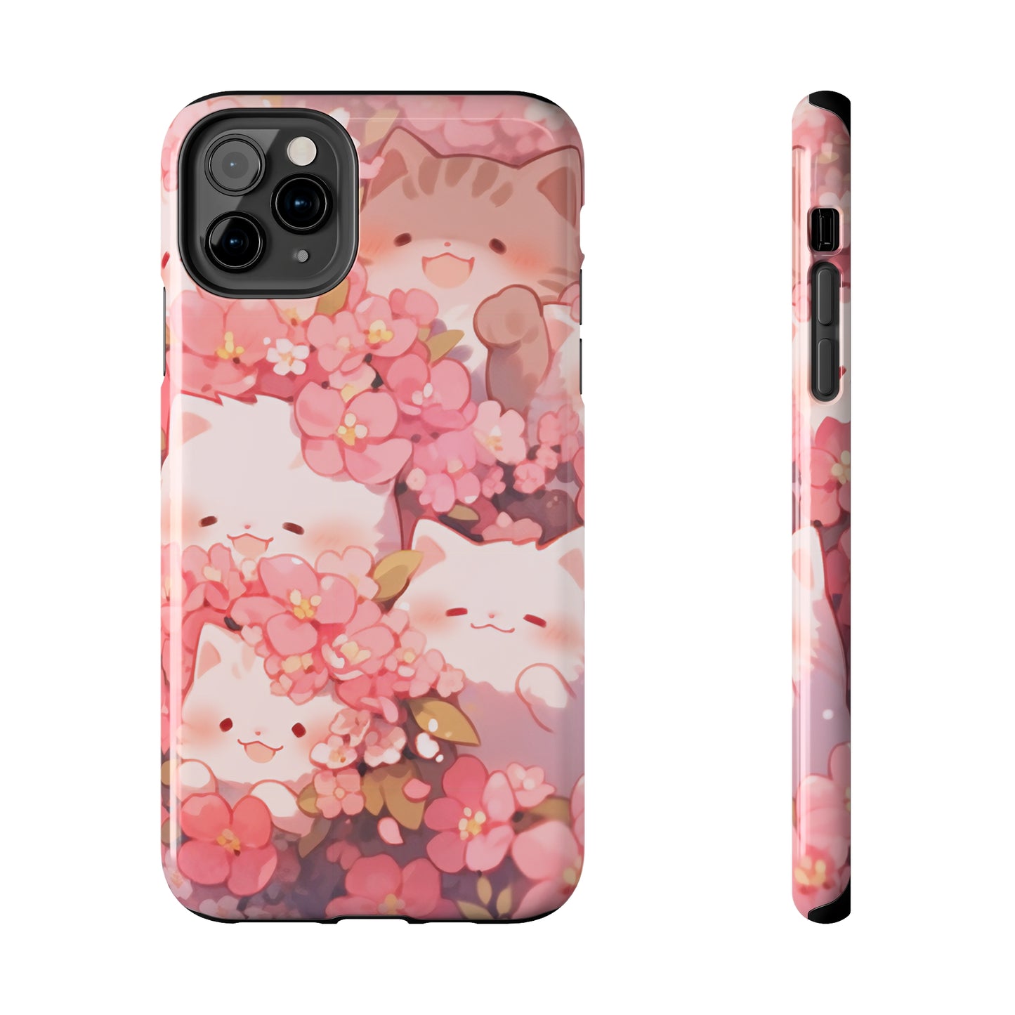 Kittens and Blossoms Phone Case