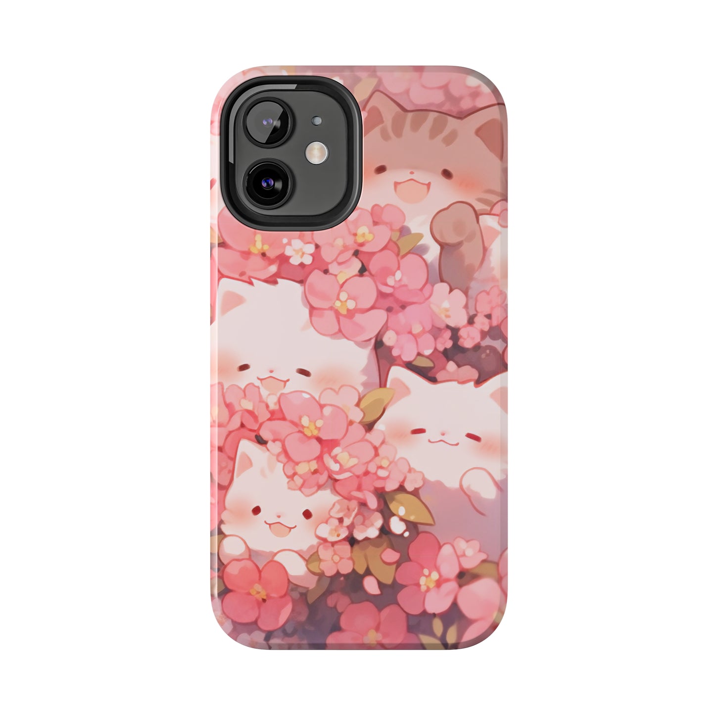 Kittens and Blossoms Phone Case