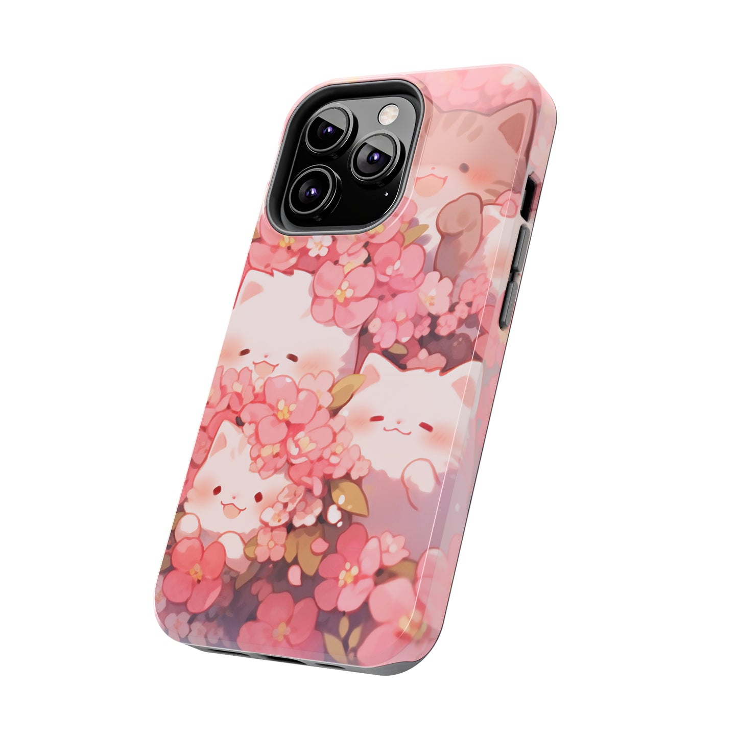 Kittens and Blossoms Phone Case