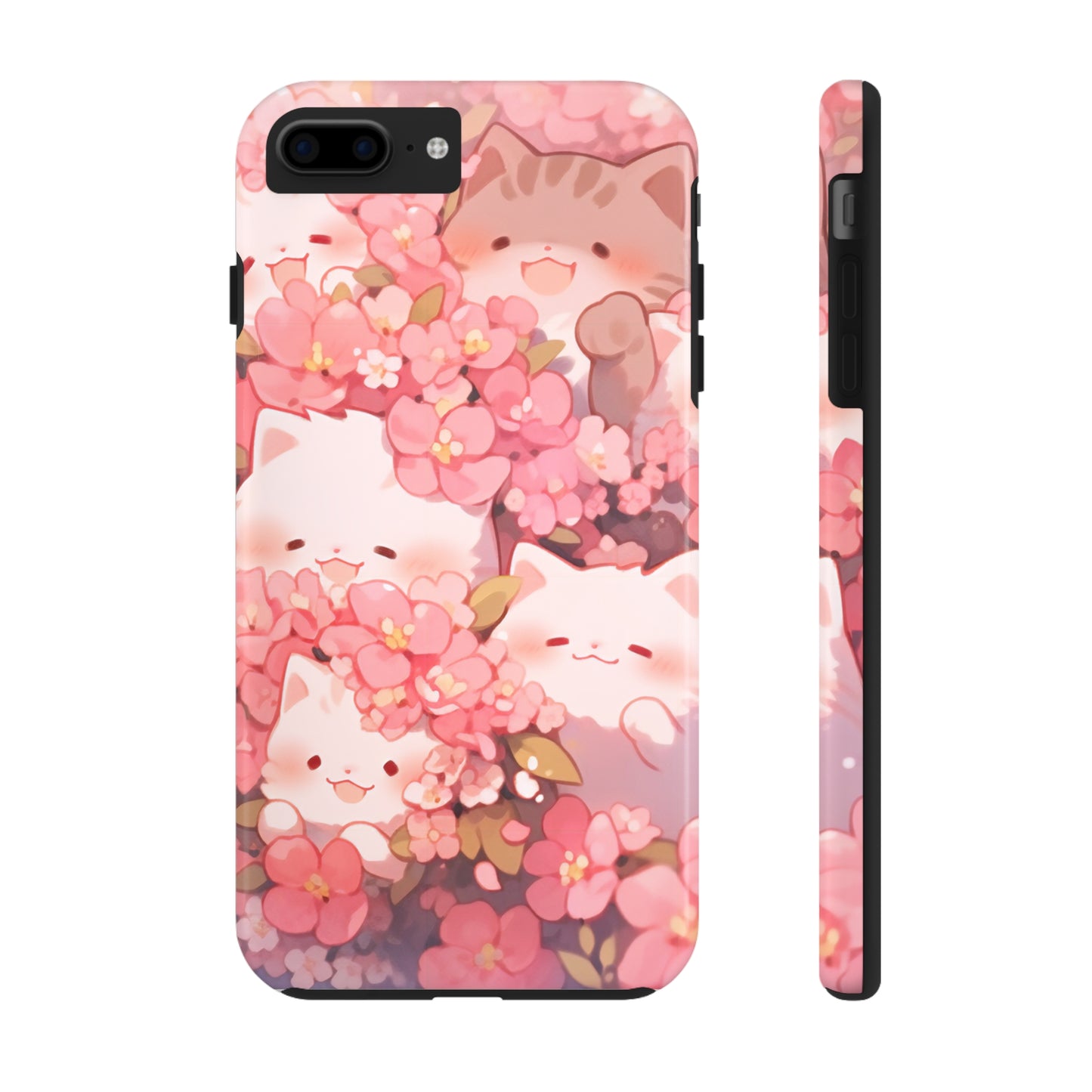 Kittens and Blossoms Phone Case