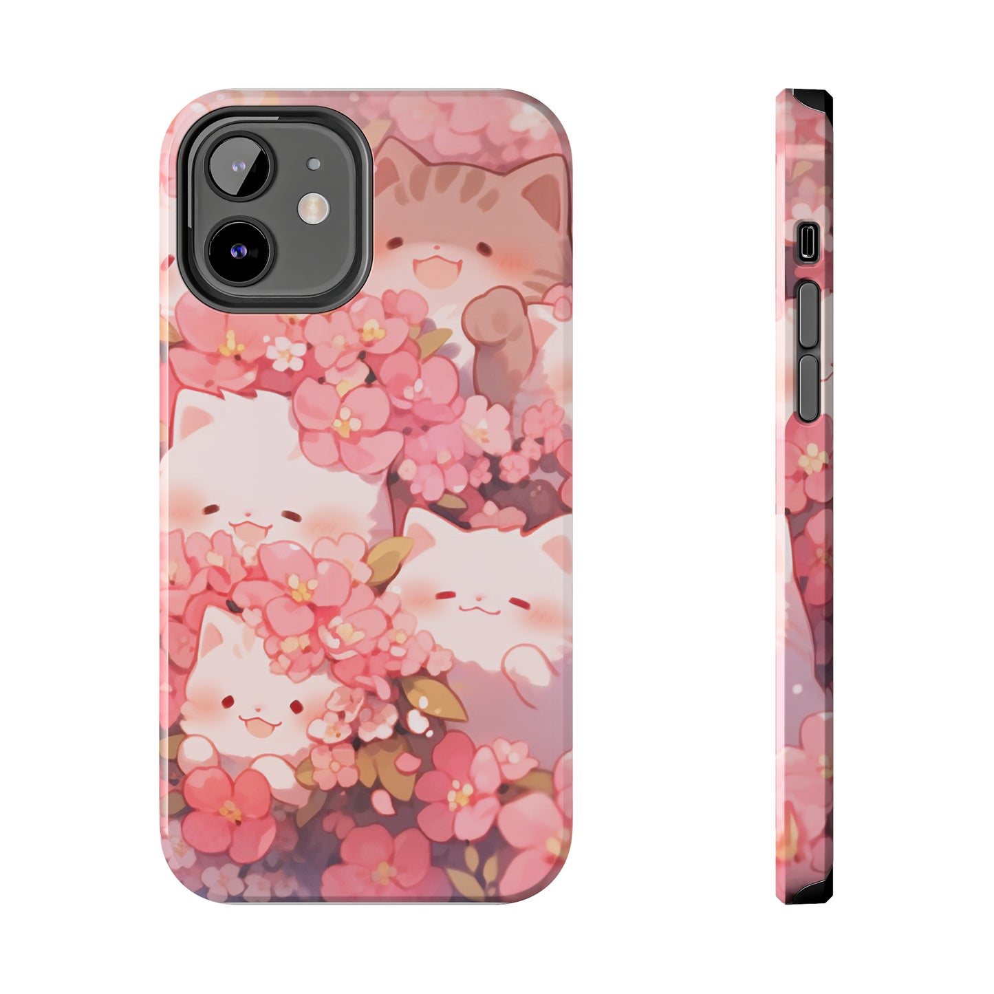 Kittens and Blossoms Phone Case