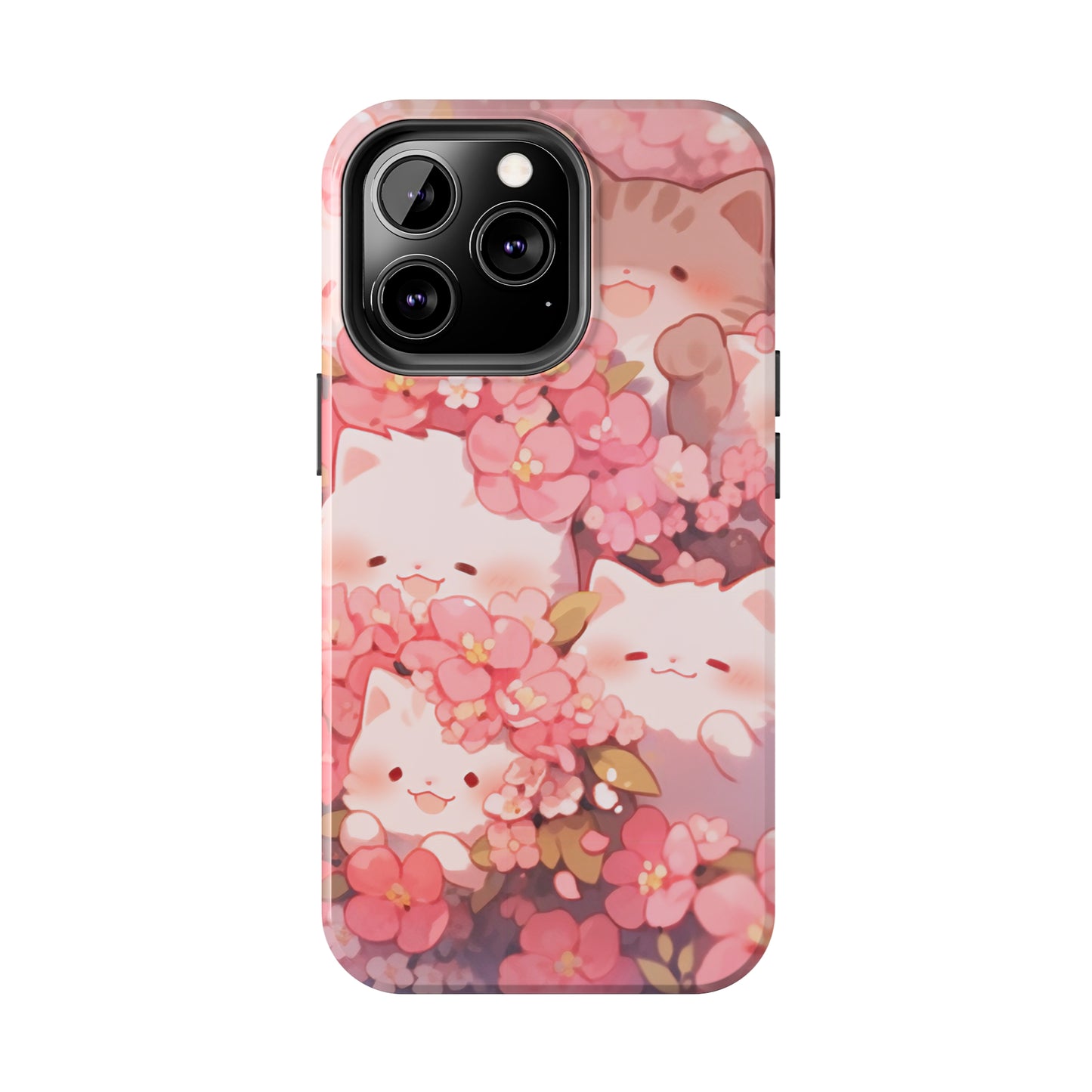 Kittens and Blossoms Phone Case