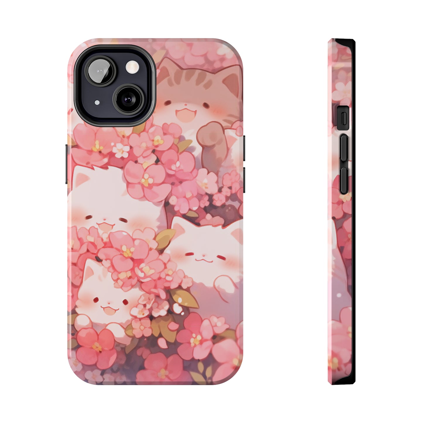 Kittens and Blossoms Phone Case