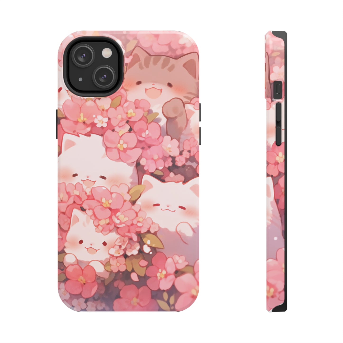 Kittens and Blossoms Phone Case