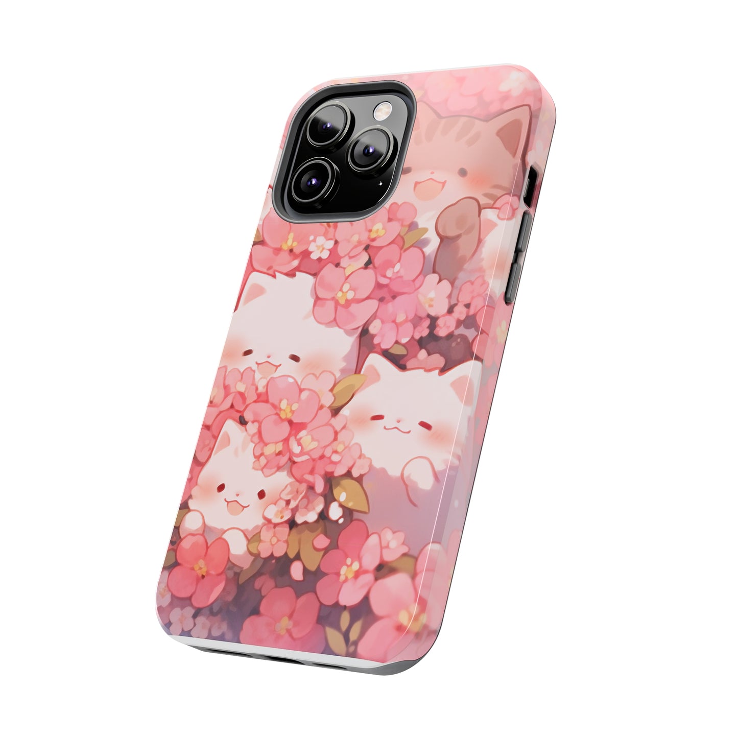 Kittens and Blossoms Phone Case