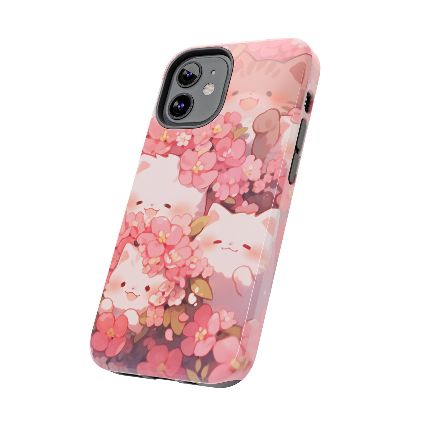 Kittens and Blossoms Phone Case