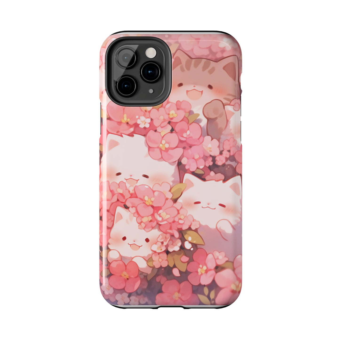 Kittens and Blossoms Phone Case