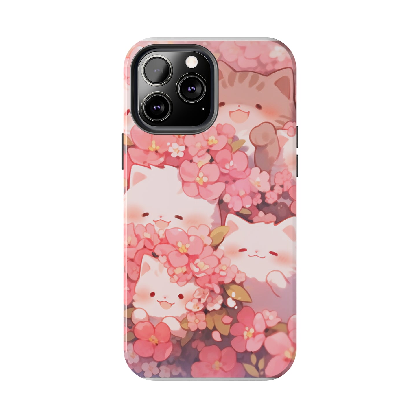 Kittens and Blossoms Phone Case