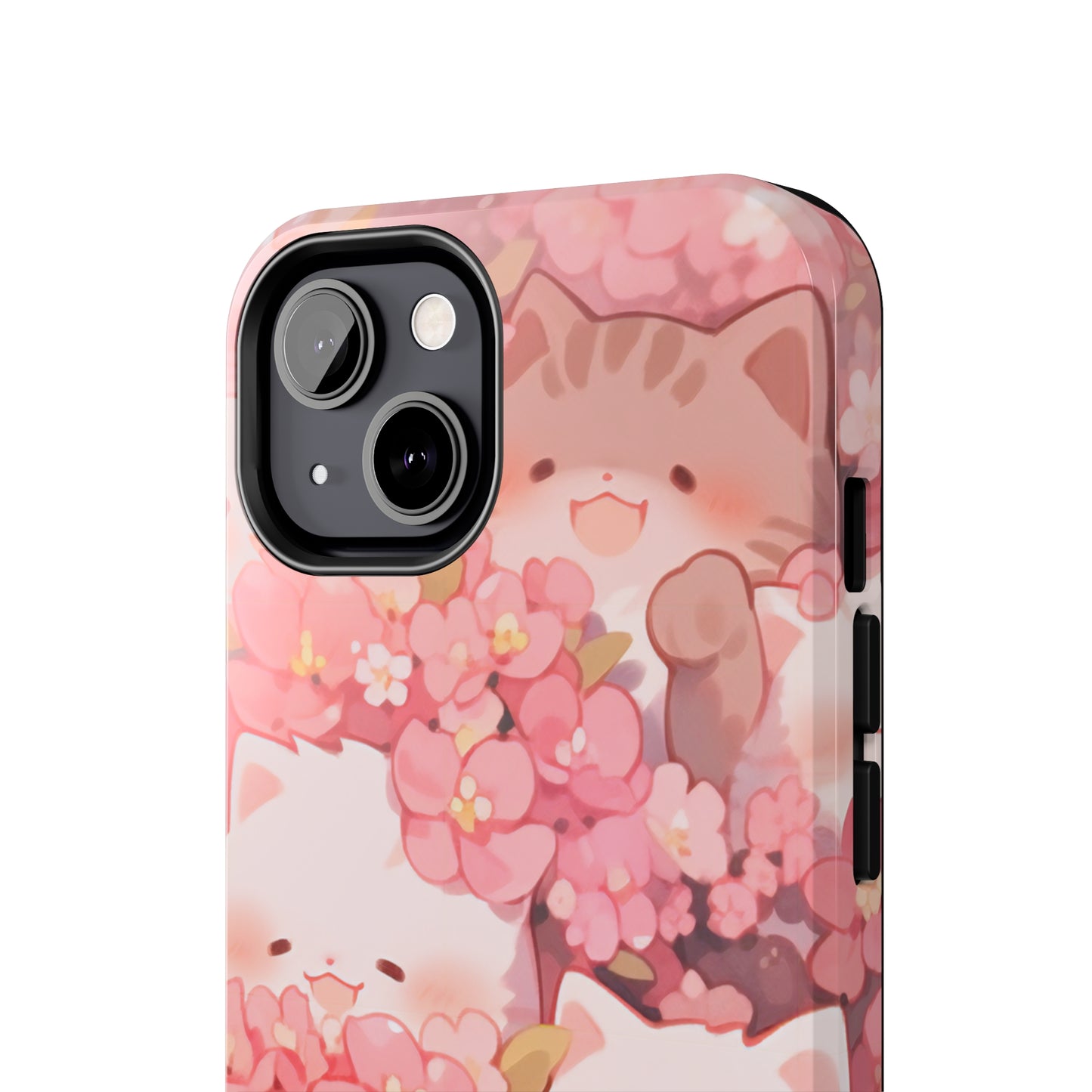 Kittens and Blossoms Phone Case