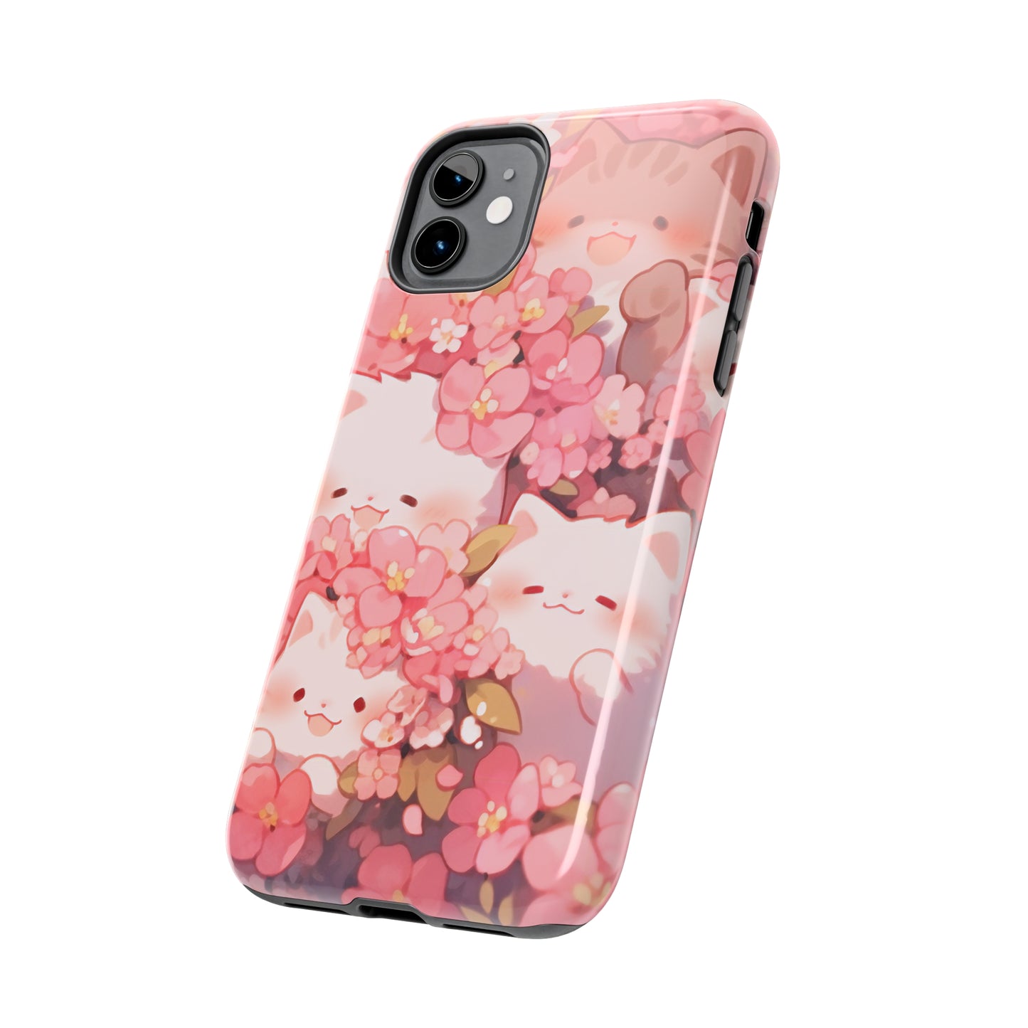 Kittens and Blossoms Phone Case