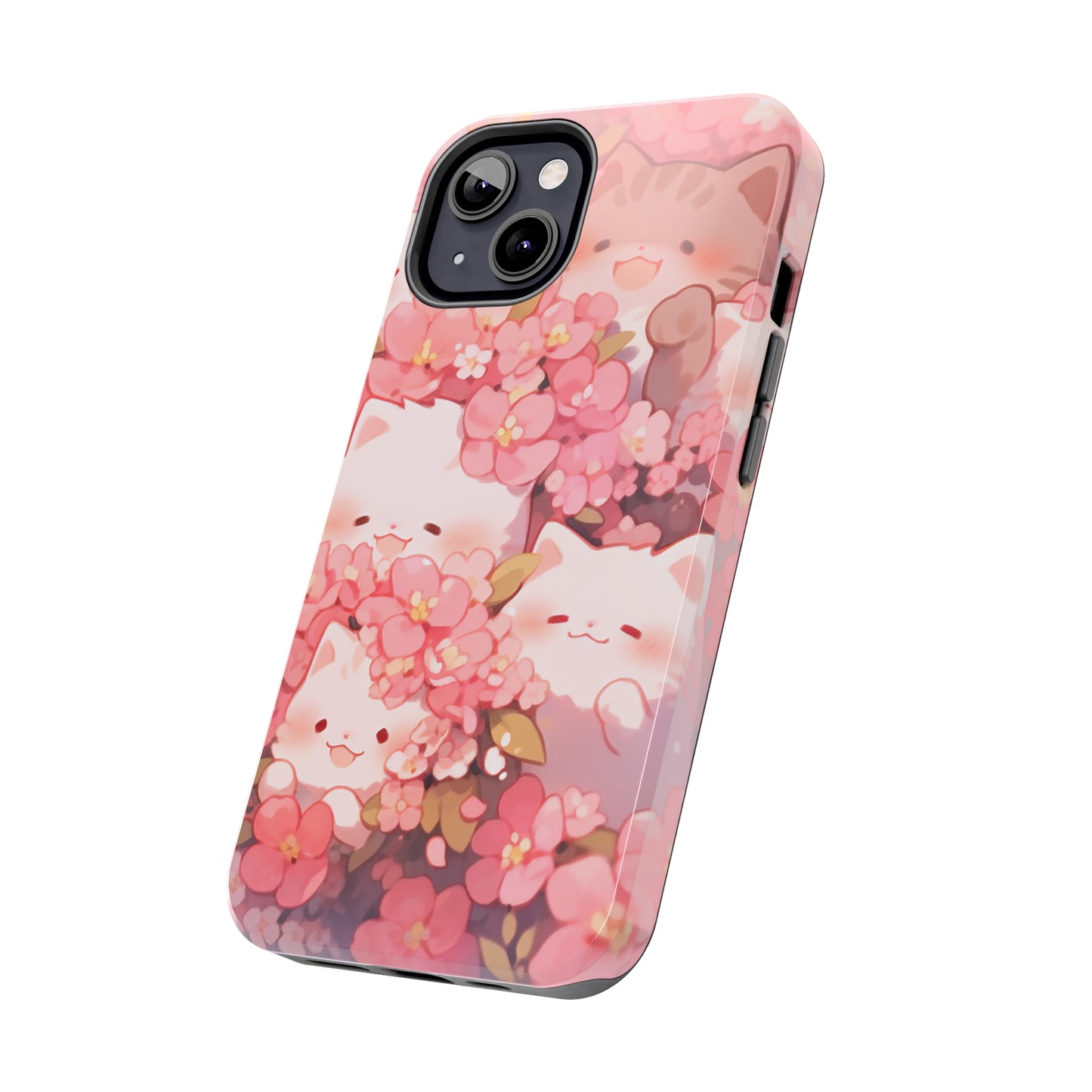 Kittens and Blossoms Phone Case