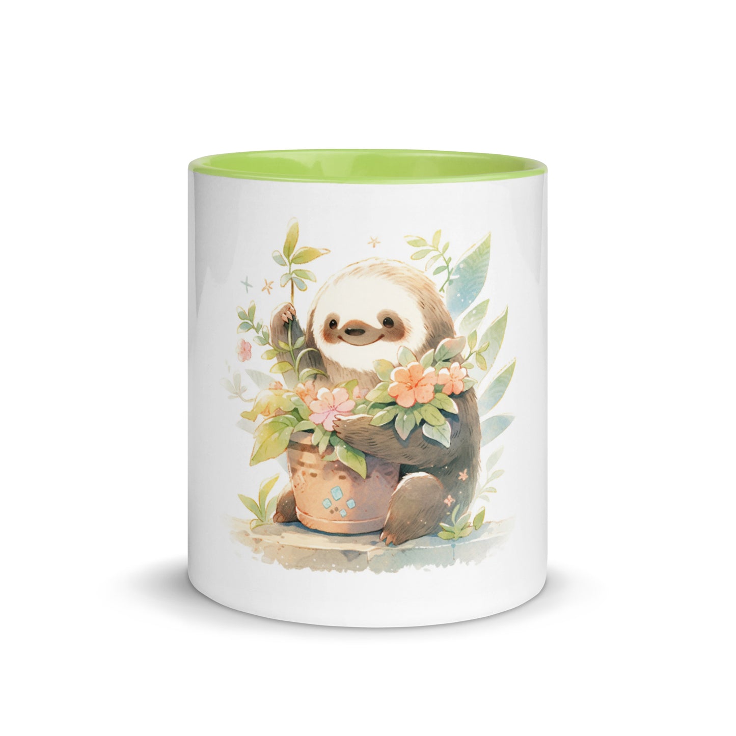 Don't Worry Be Happy Sloth Coffee Mug