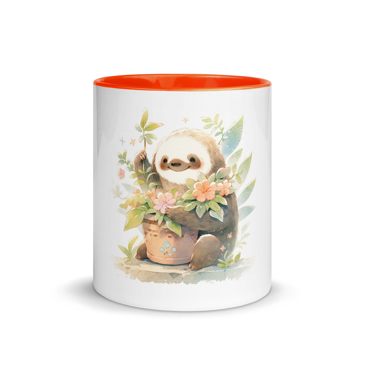 Don't Worry Be Happy Sloth Coffee Mug